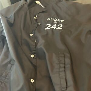 Black Button-Up Jacketa